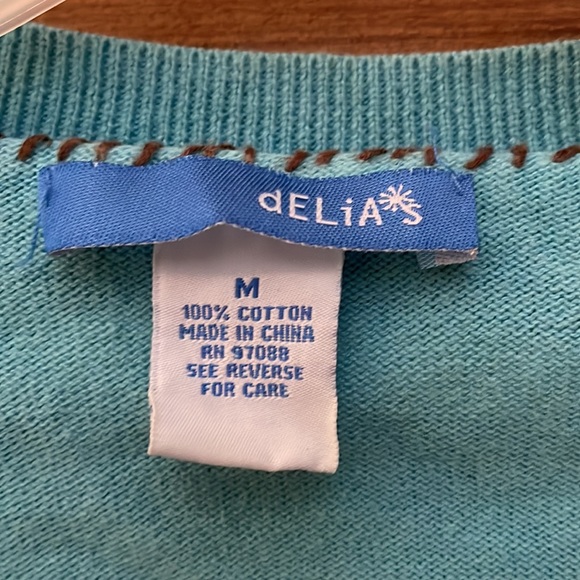 Turquoise Cardigan - Picture 2 of 3